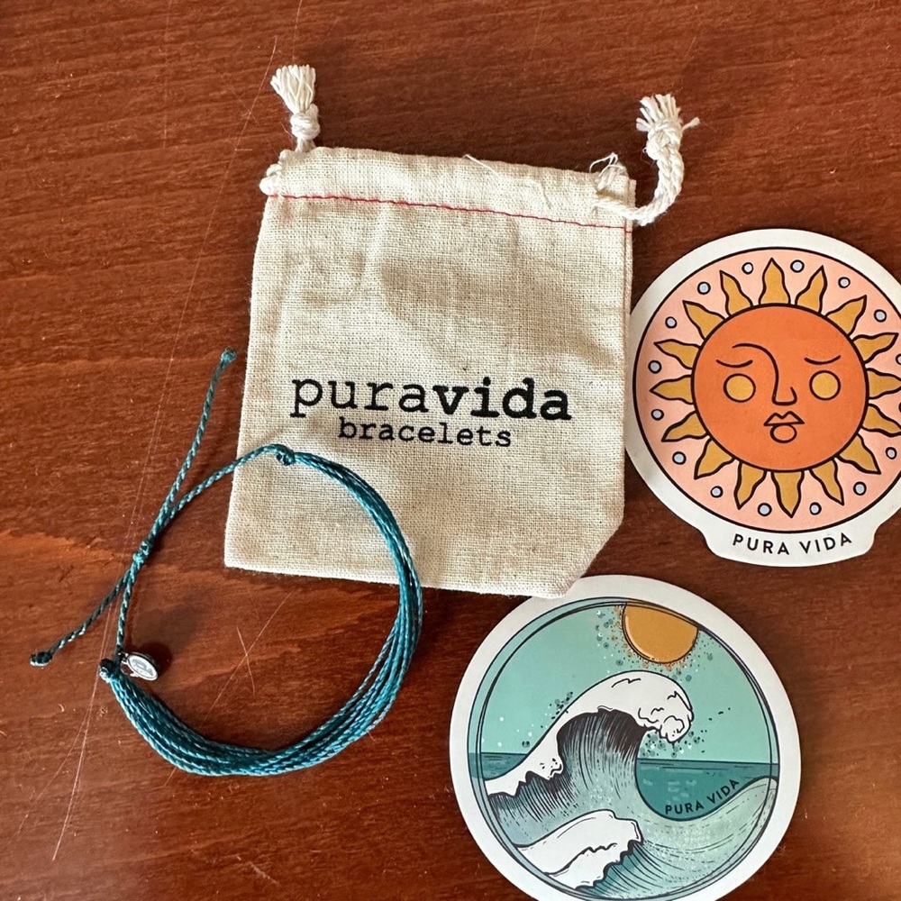 Pura Vida Bracelet and Stickers